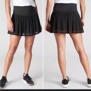 Athleta Black A-GAME MESH SKORT 13.5”